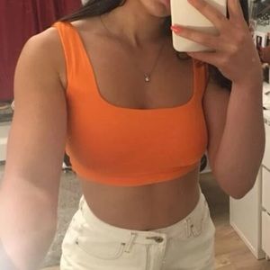 Orange Tank Top